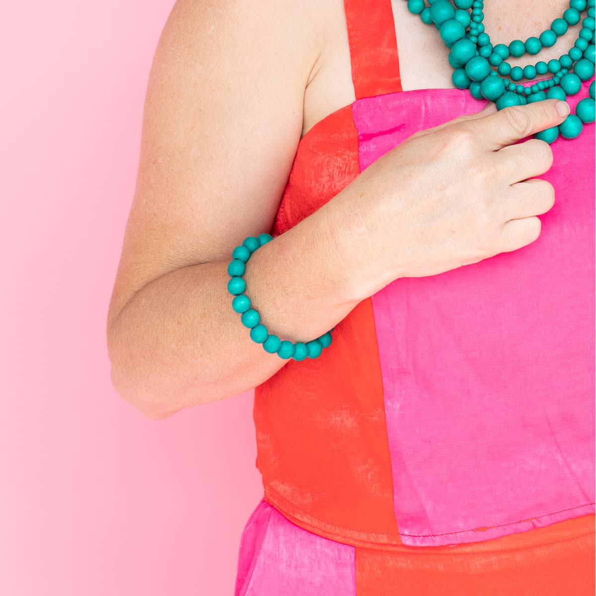 Colour Me Happy Beaded Bangle