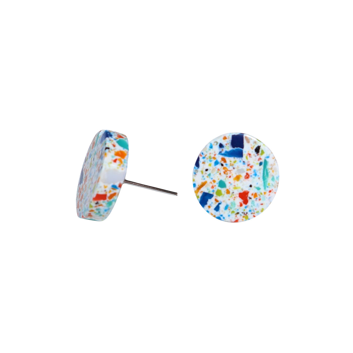 Casa Mila Flat Stud Earrings