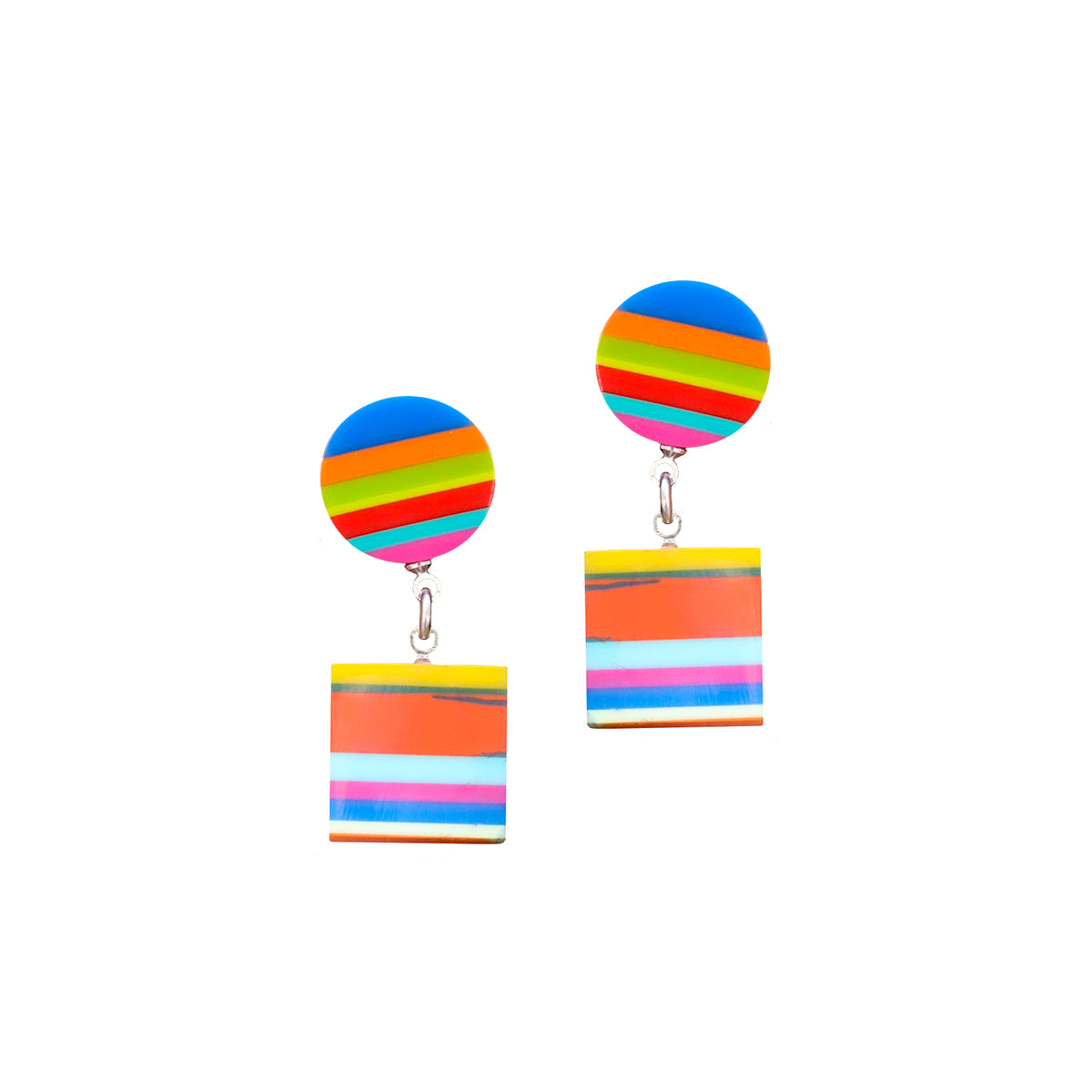 Balthazar Striped Earring