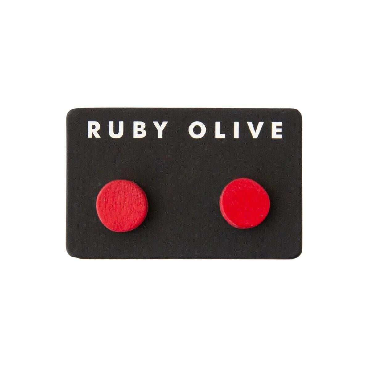 Everyday Wood Stud Earrings