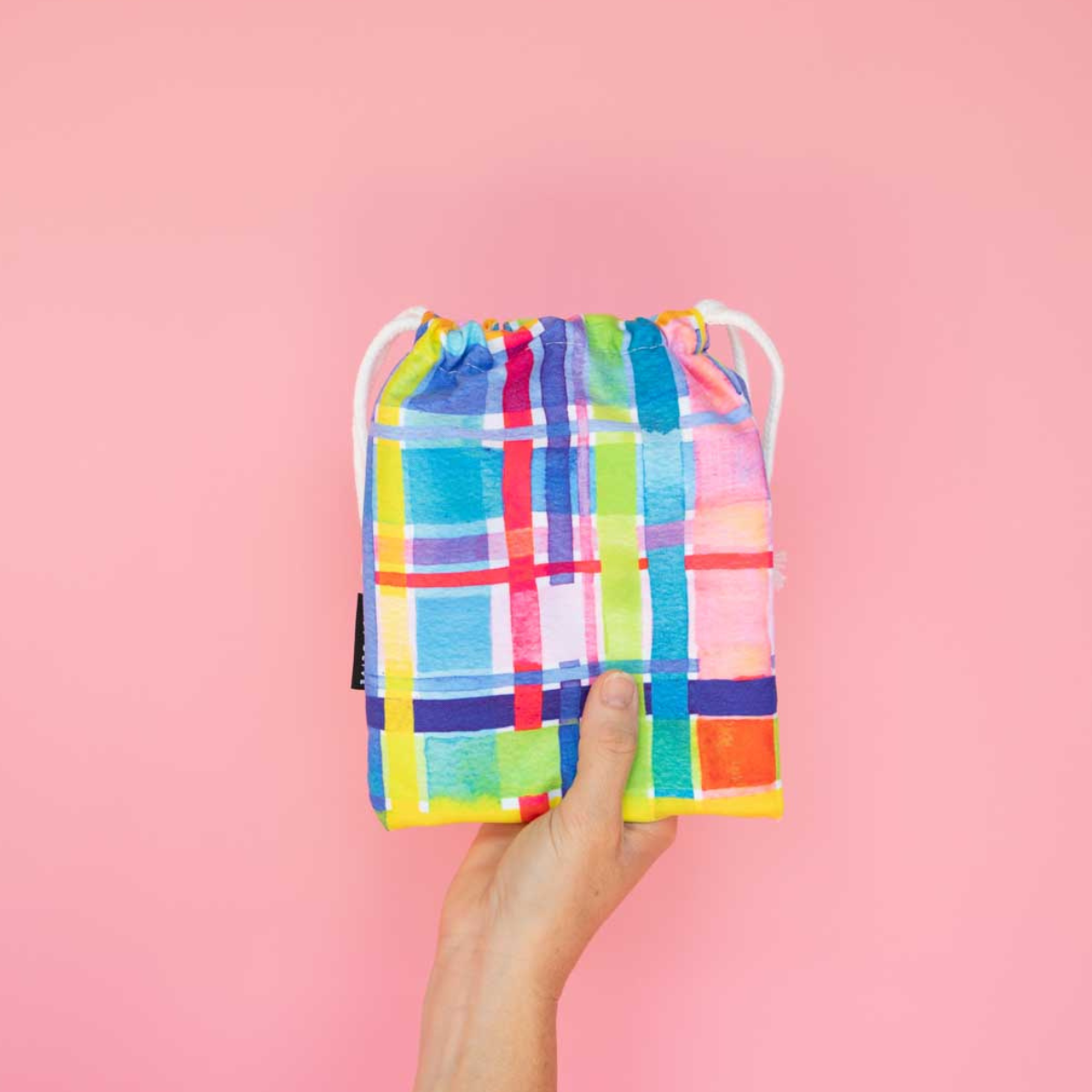 RO x Lordy Dordie Rainbow Gingham Microfibre Towel