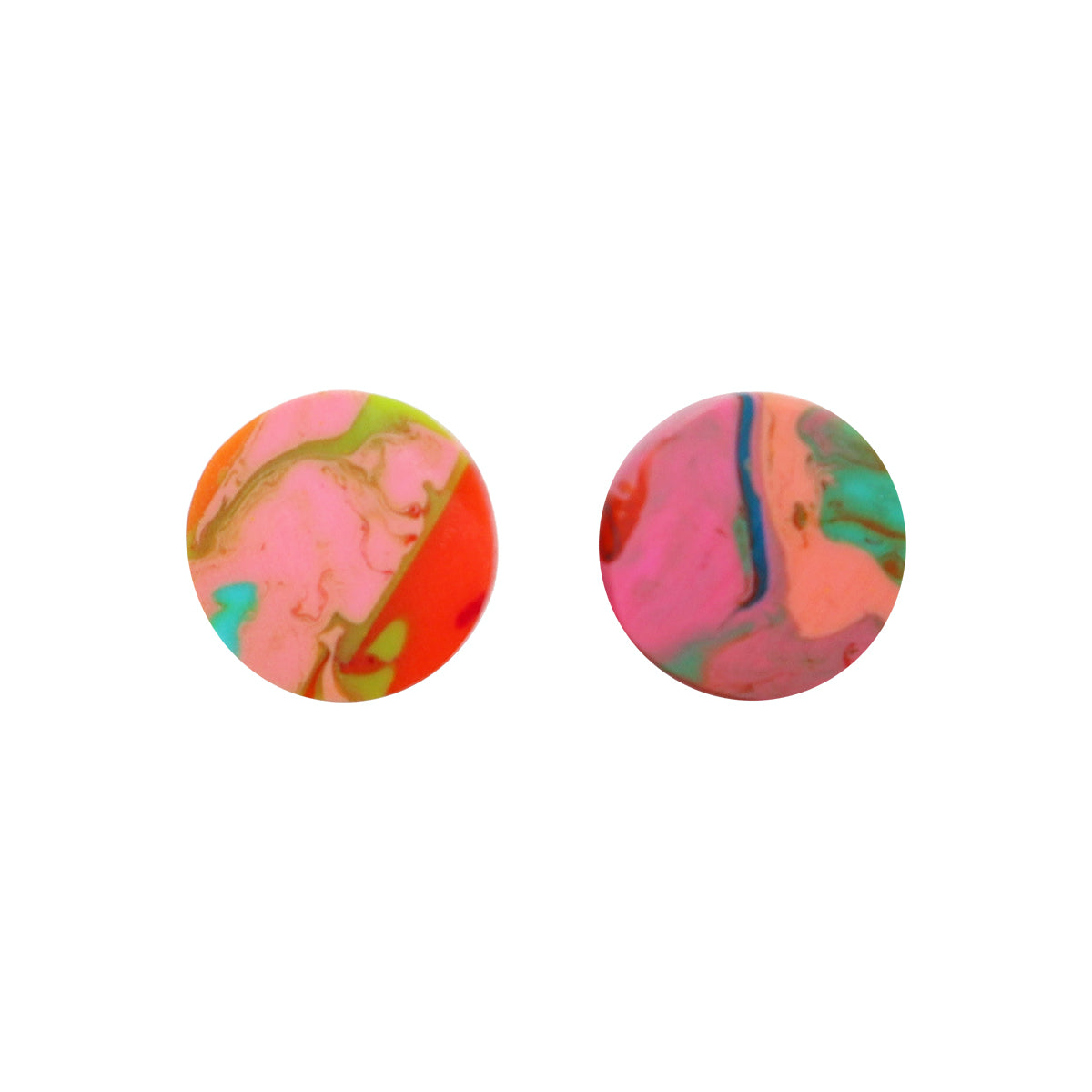 Paradiso Artisan Round Stud Earrings