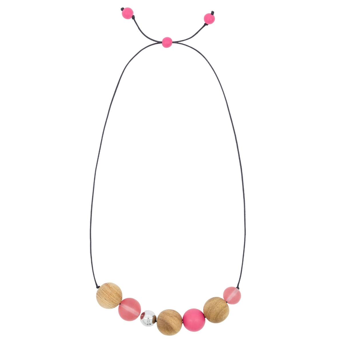 Marble Scoop Necklace (3 Colours Avail)