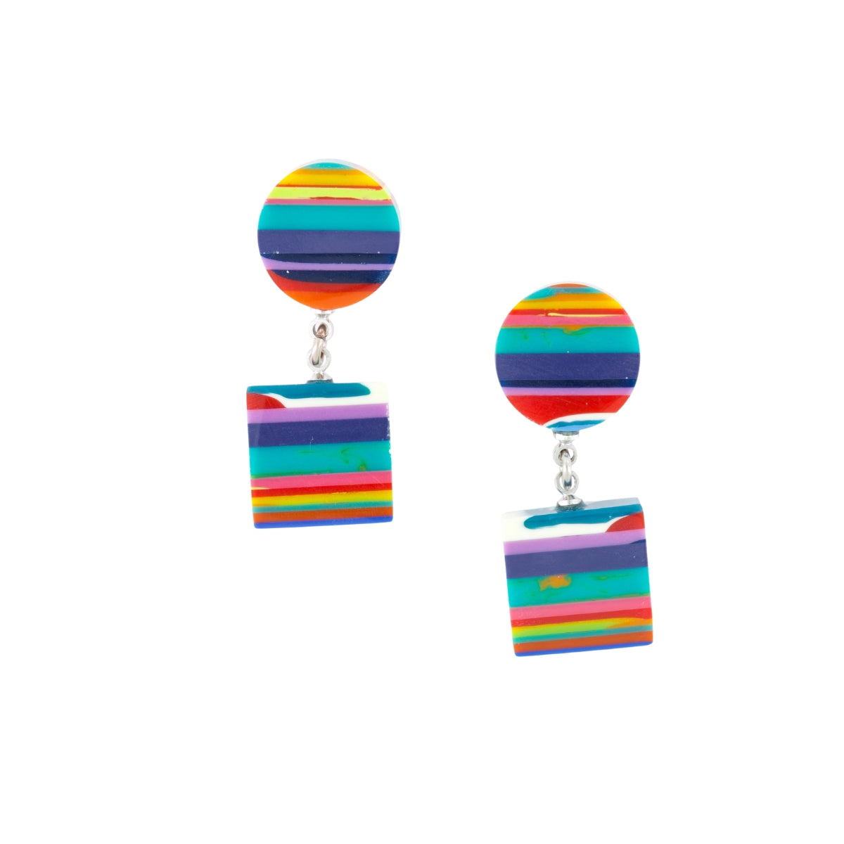 Balthazar Striped Earring