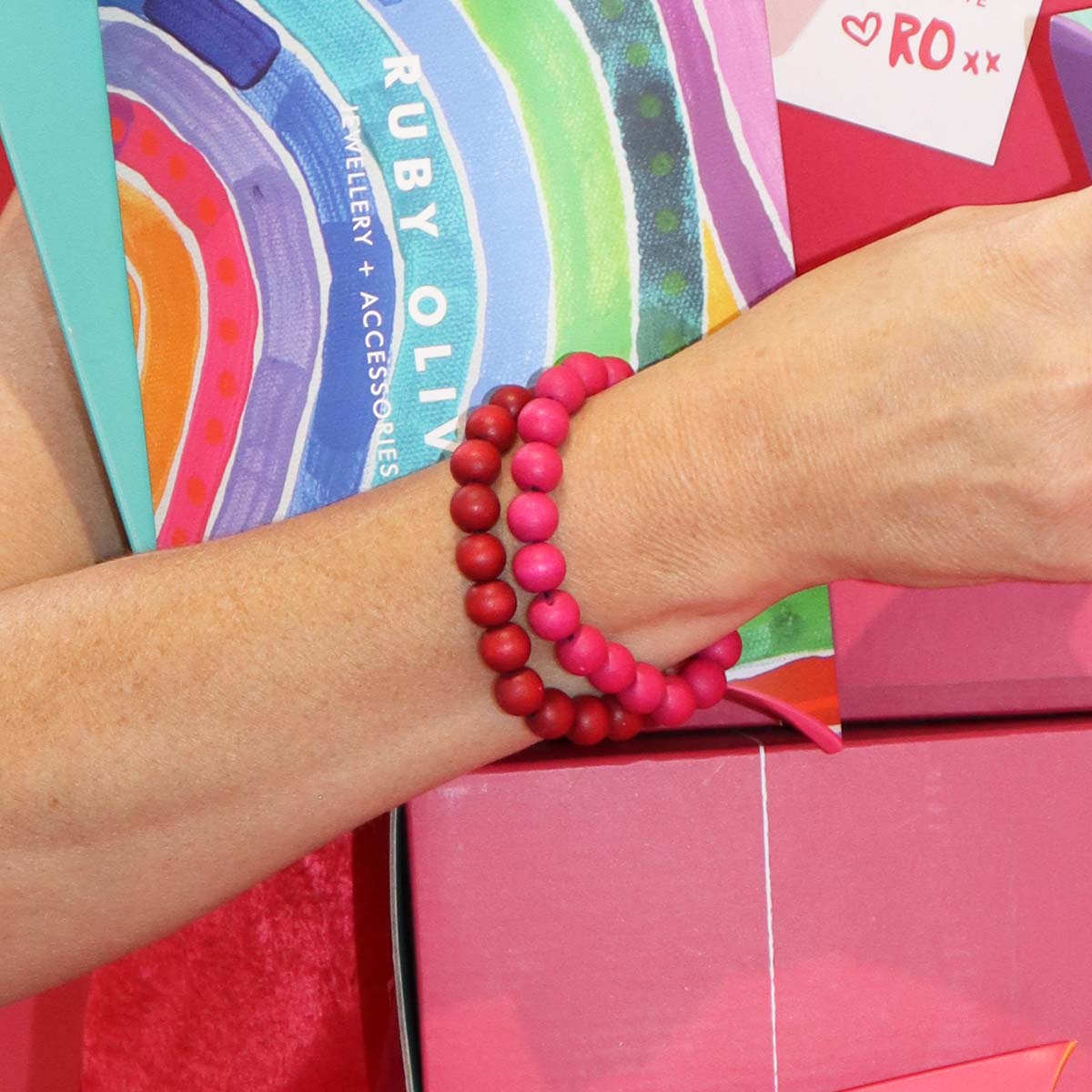 Colour Me Happy Beaded Bangle