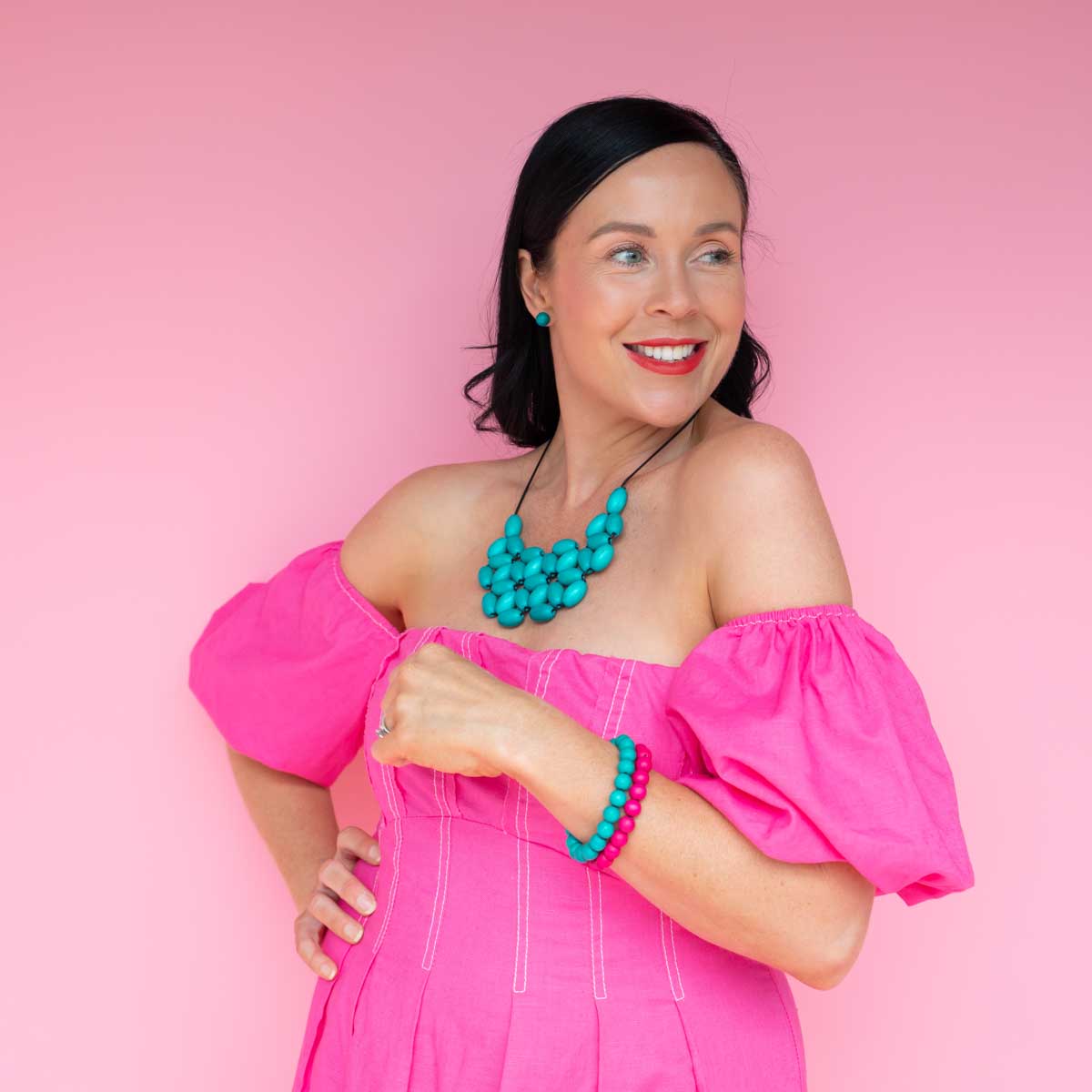 Colour Me Happy Weave Necklace
