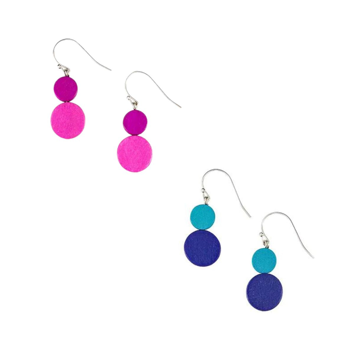 Double Trouble Smartie Drop Earrings