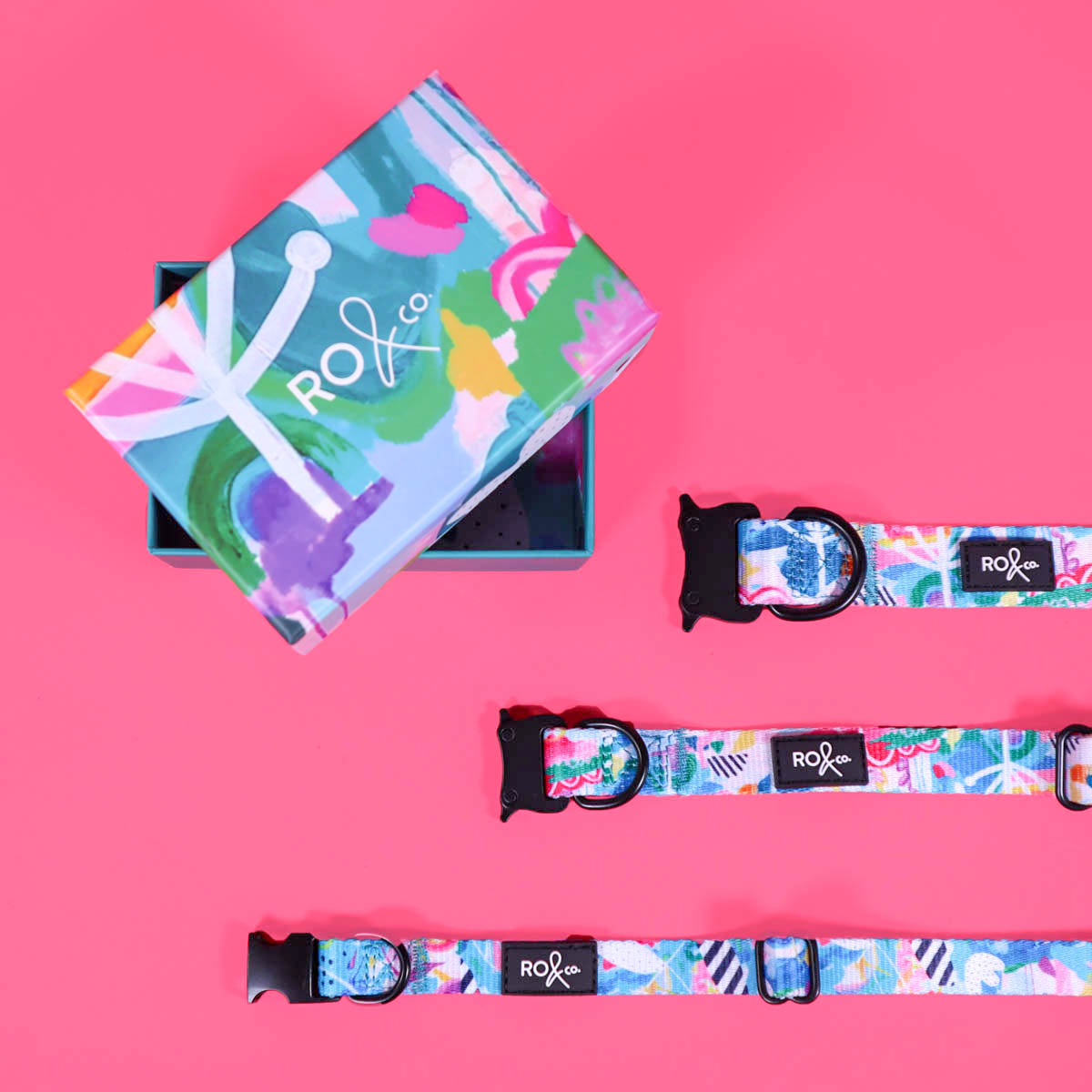 RO x Deb McNaughton Mighty Jungle Dog Collar (3 Sizes Avail)