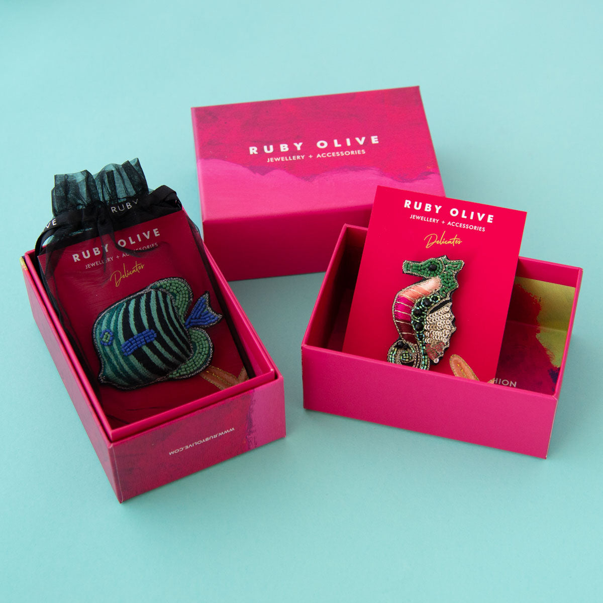 Sylvie Seahorse Brooch