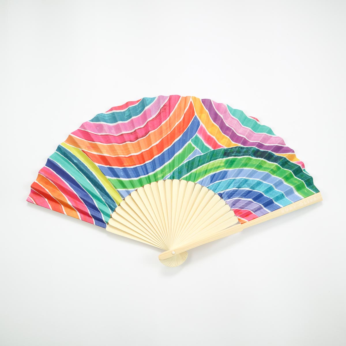 RO x Lordy Dordie Hand Fan Rainbow