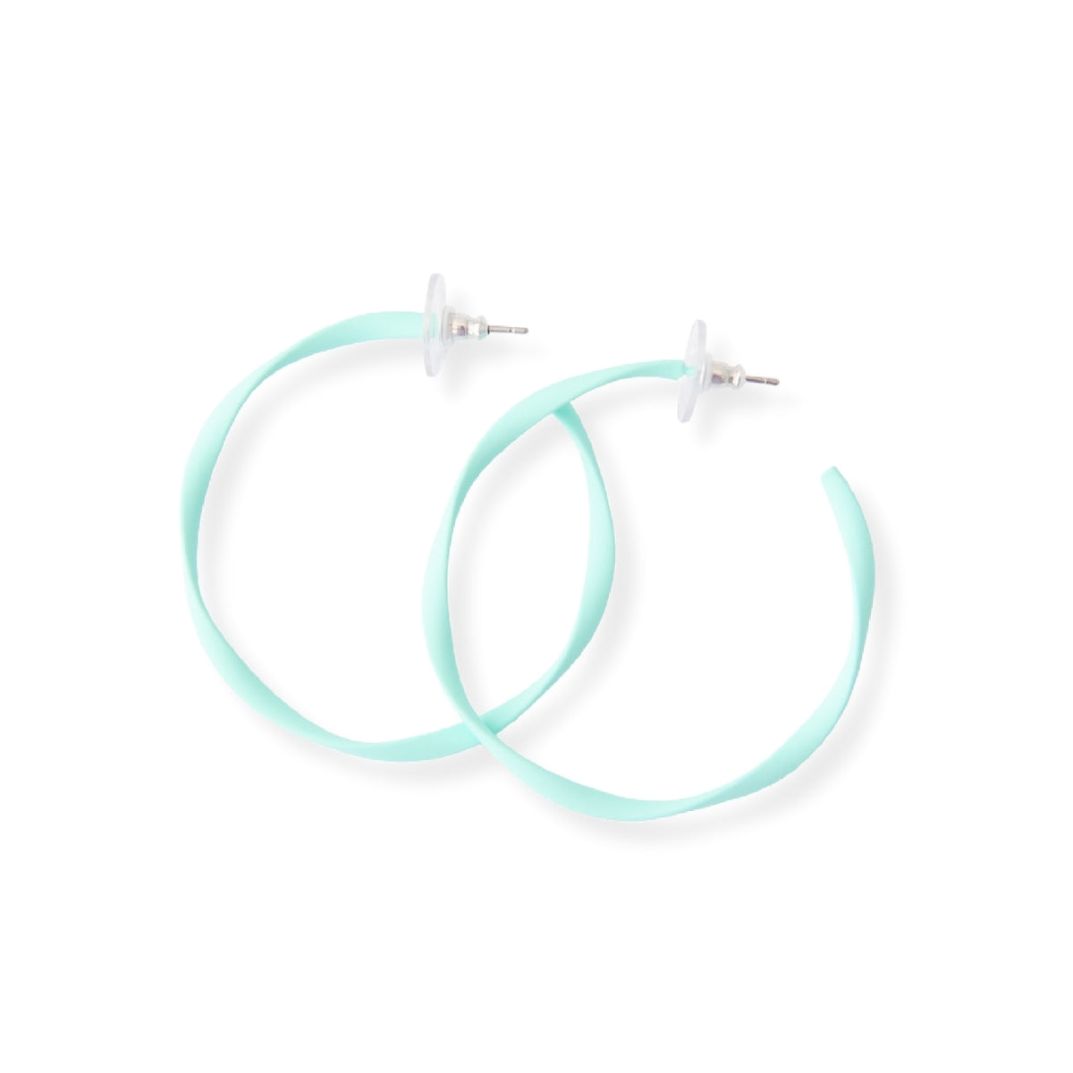 Everyday Twisted Full Hoop Earrings (14 Colours Avail)