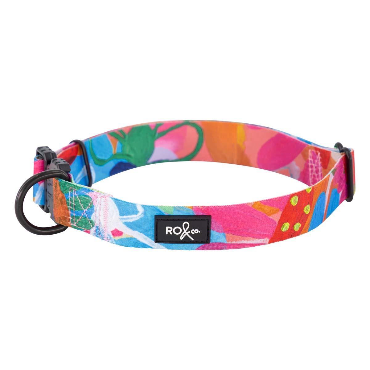 RO x Steph Chapman Edible Blooms Dog Collar