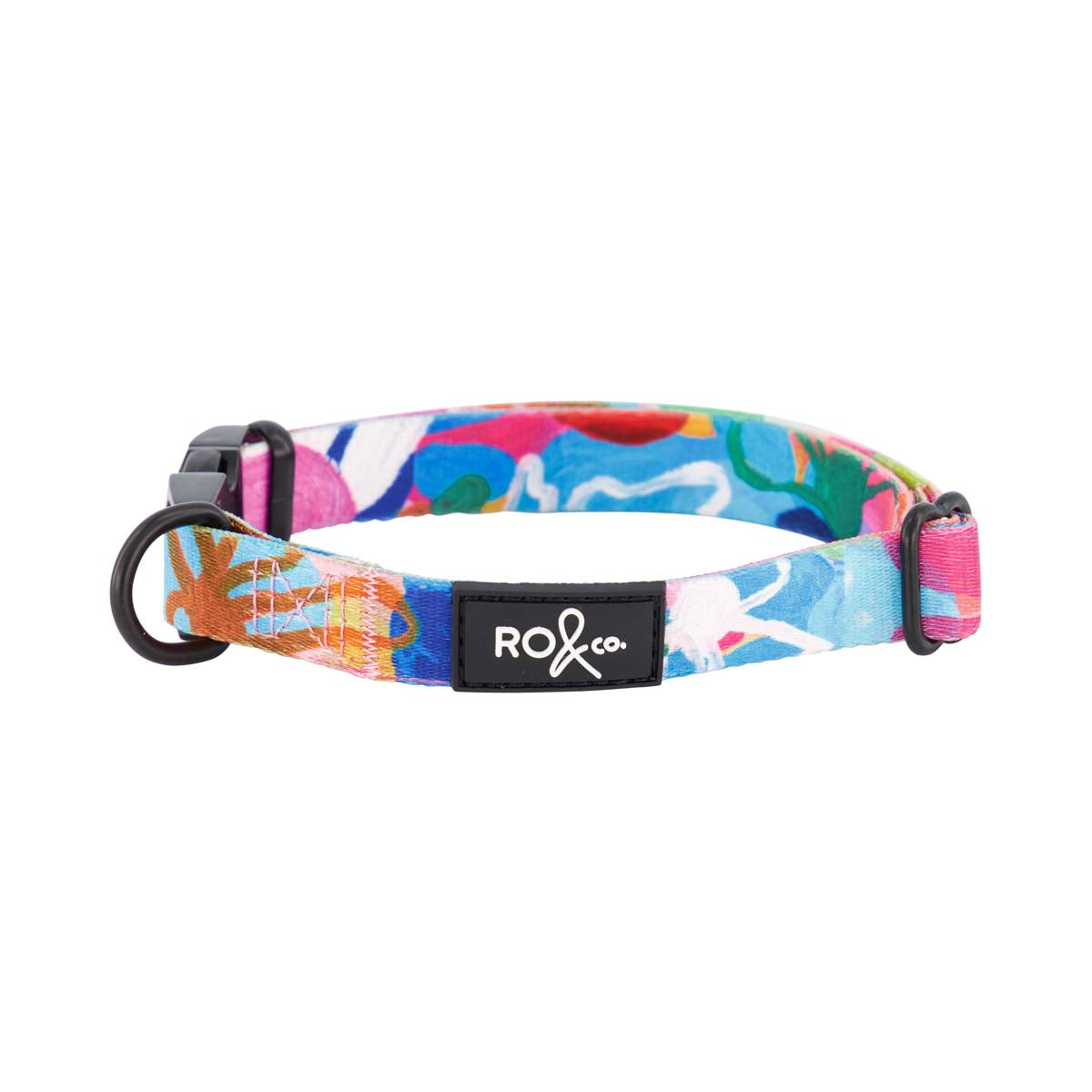 RO x Steph Chapman Edible Blooms Dog Collar