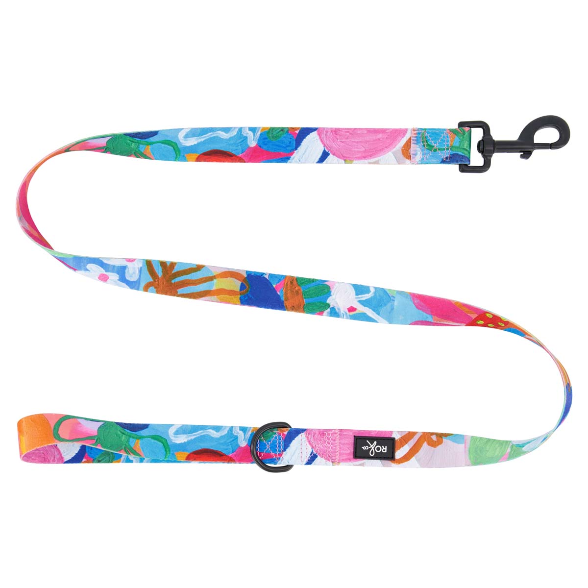 RO x Steph Chapman Edible Blooms Dog Leash