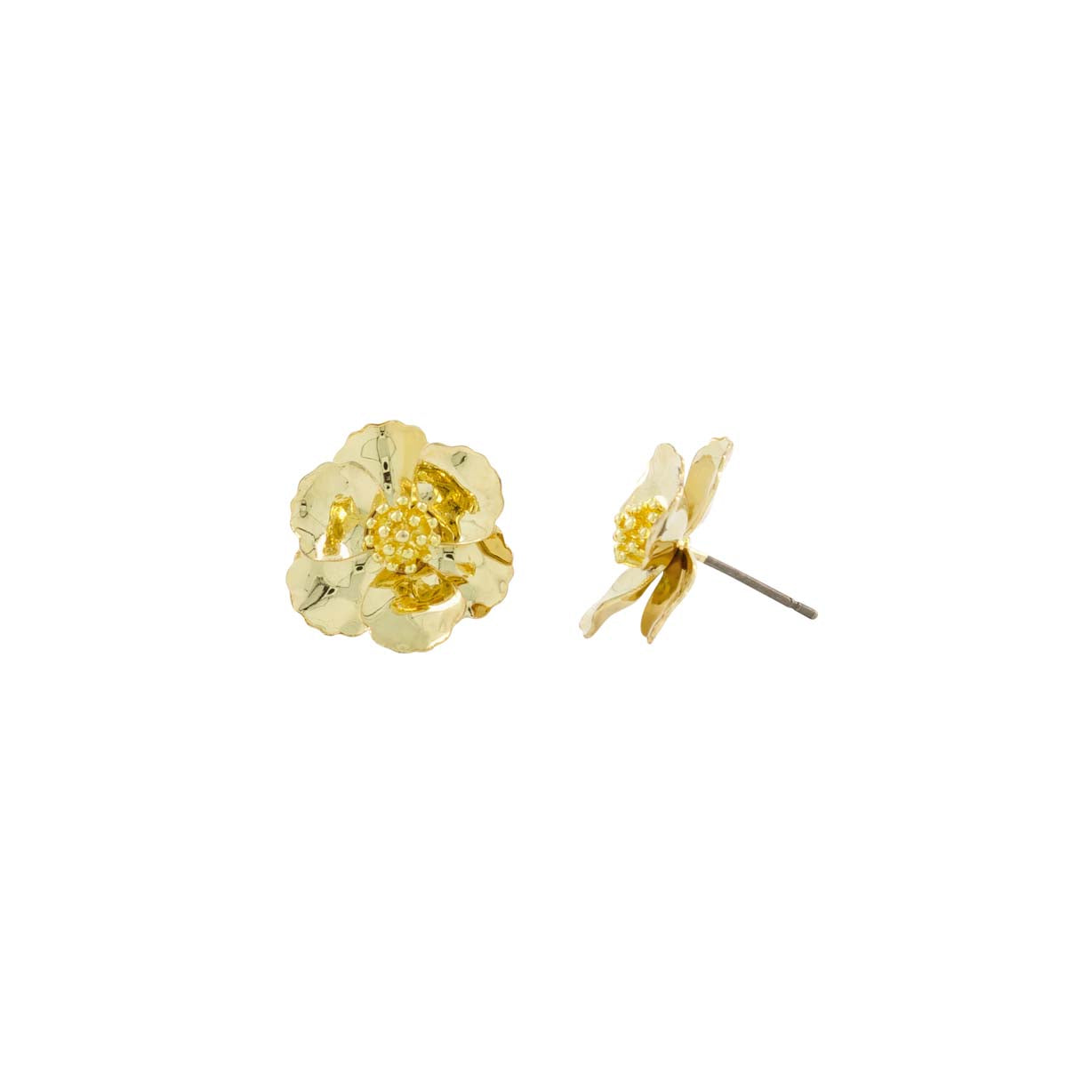 Mid Bloom Metallic Earrings