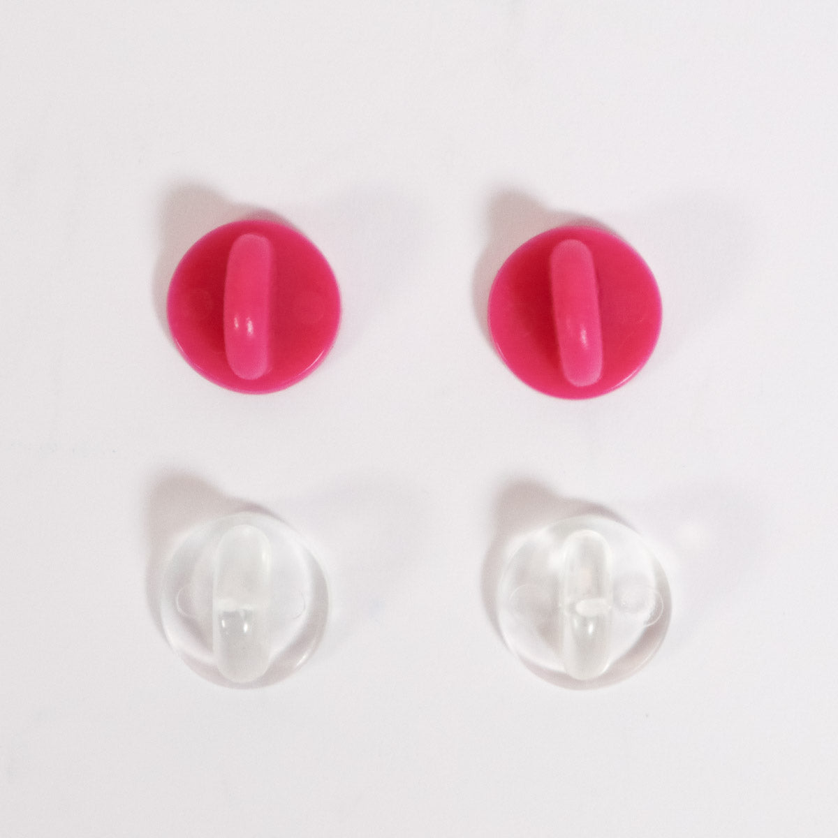 Rubber Brooch Pin Backs (Pack of 4)