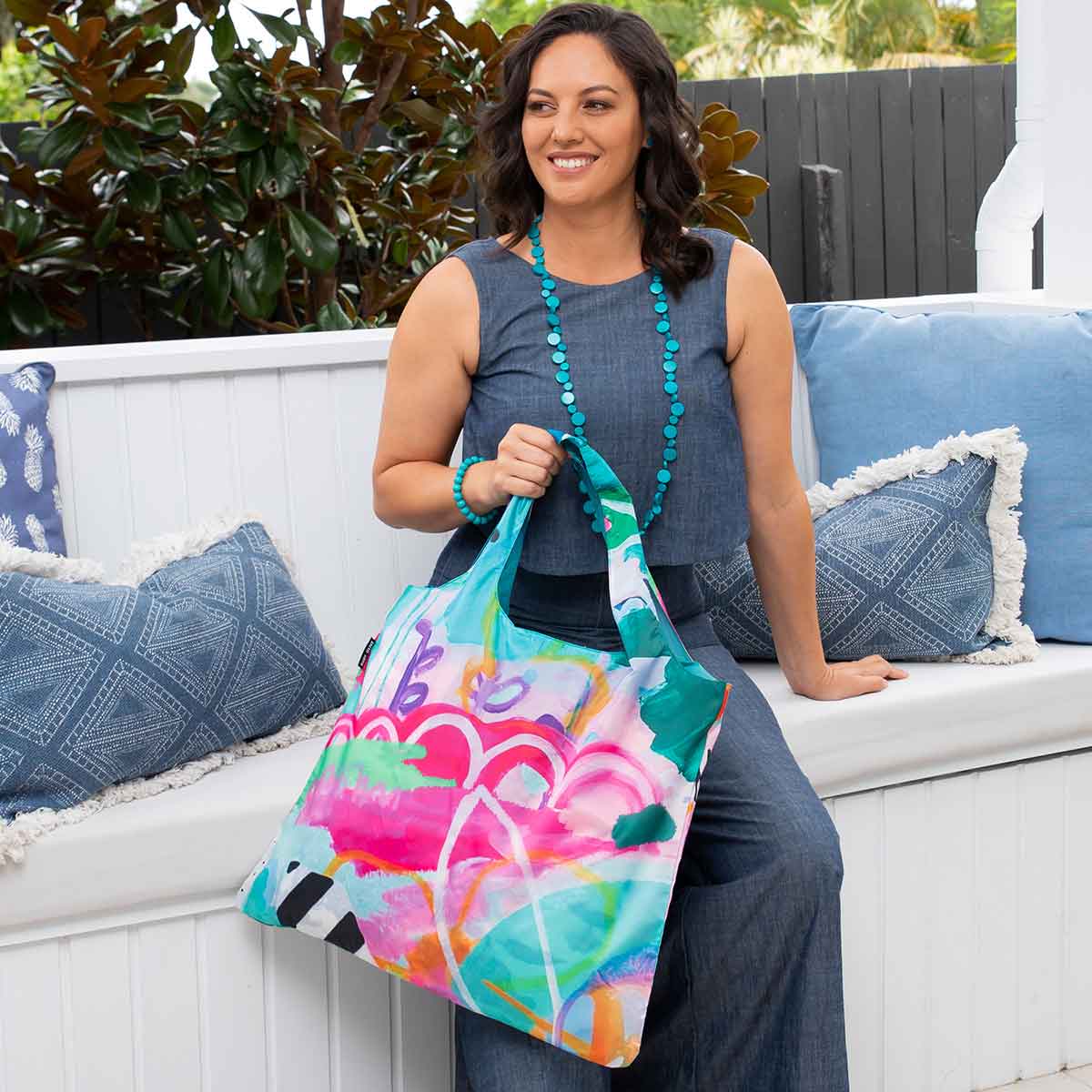 RO X Deb McNaughton Mighty Jungle Shopper Bag