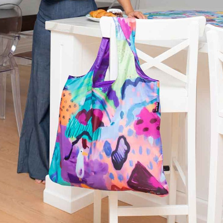 RO X Deb McNaughton Seagulls Day Out Shopper Bag