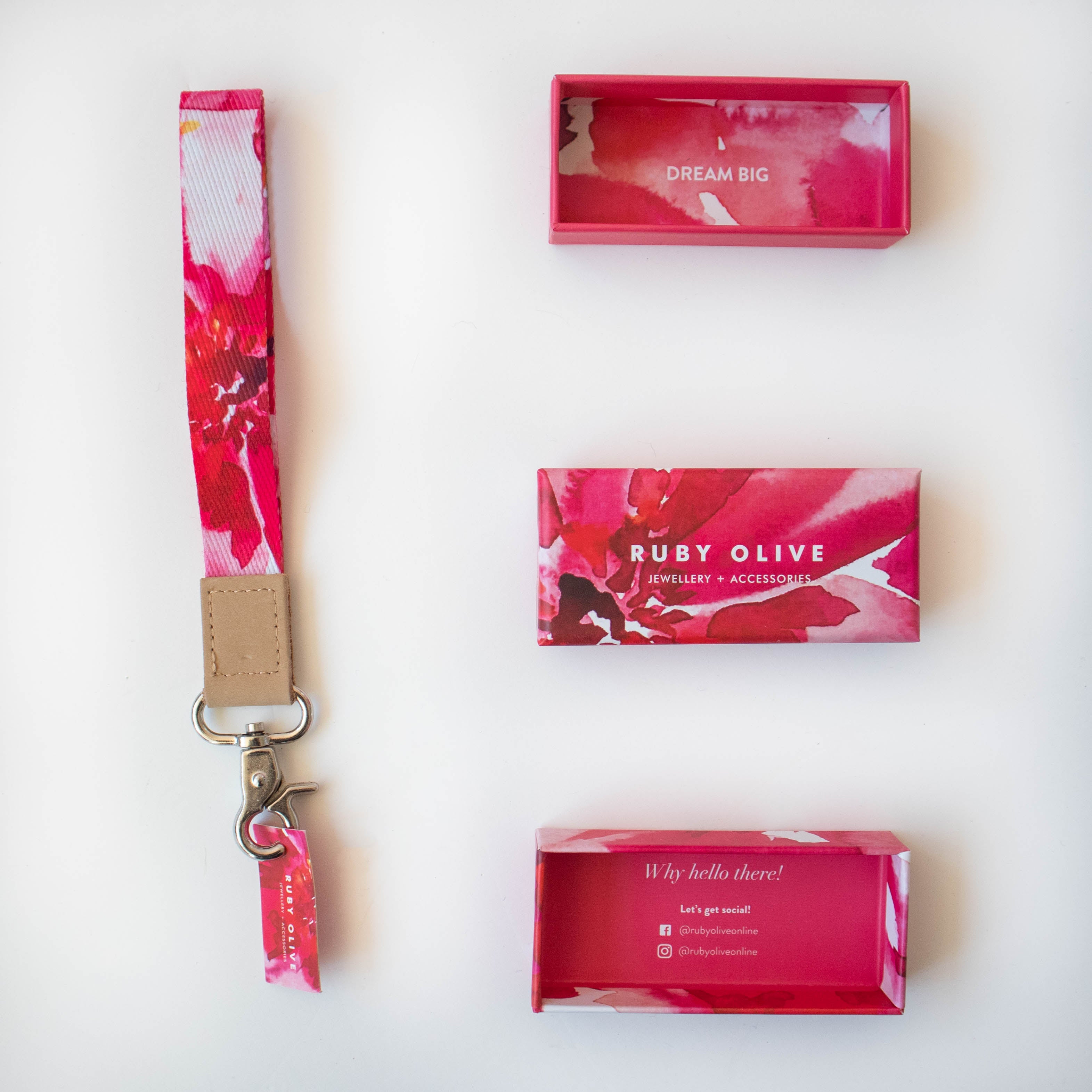 Watercolour Wrist Lanyard (2 Colours Avail)