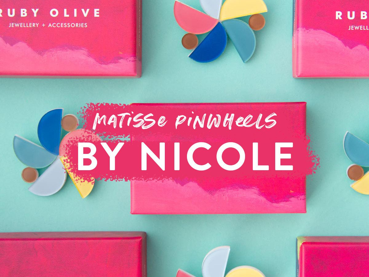 A SPECIAL COLLECTION // Matisse Pinwheels By Nicole - Ruby Olive