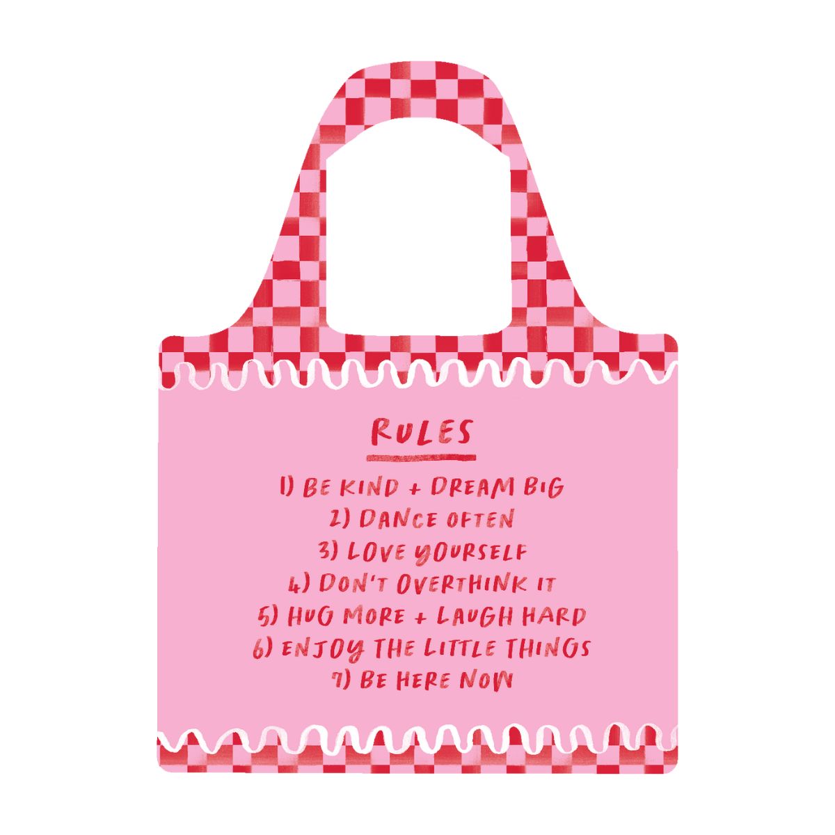 Rules To Live By Shopper Bag Multi