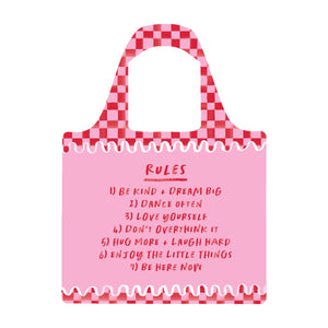 Rules To Live By Reusable Shopping Bag