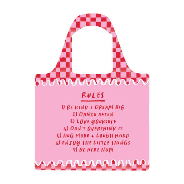 Rules To Live By Reusable Shopping Bag