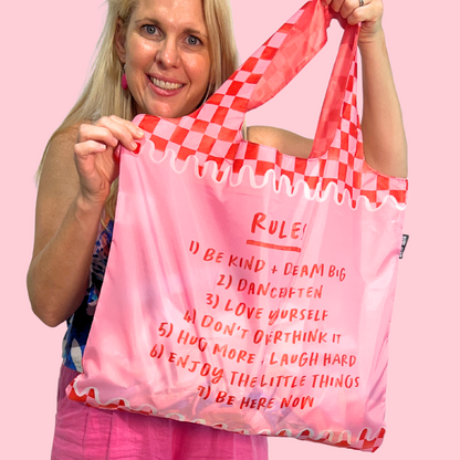 Rules To Live By Shopper Bag Multi