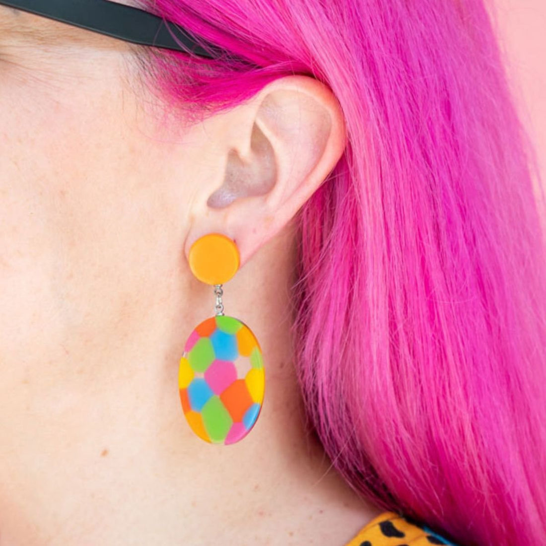 Cheer Squad Artie Drop Earrings - Multi