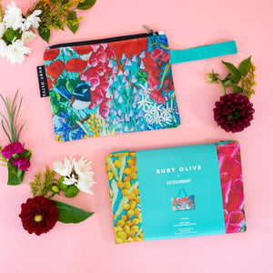 Little Wren Tote Bag and Pouch Bundle