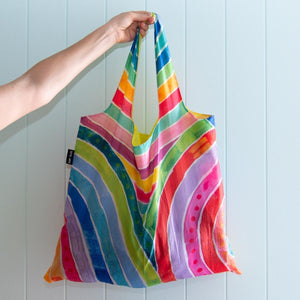 Rainbow Shopper and Lanyard Bundle
