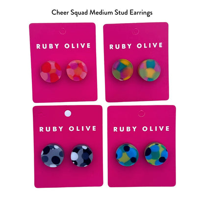 Cheer Squad Medium Stud Earrings