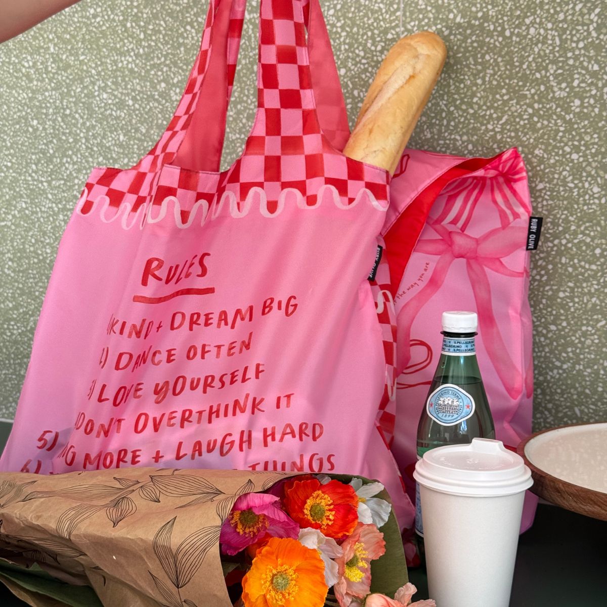 Rules To Live By Shopper Bag Multi