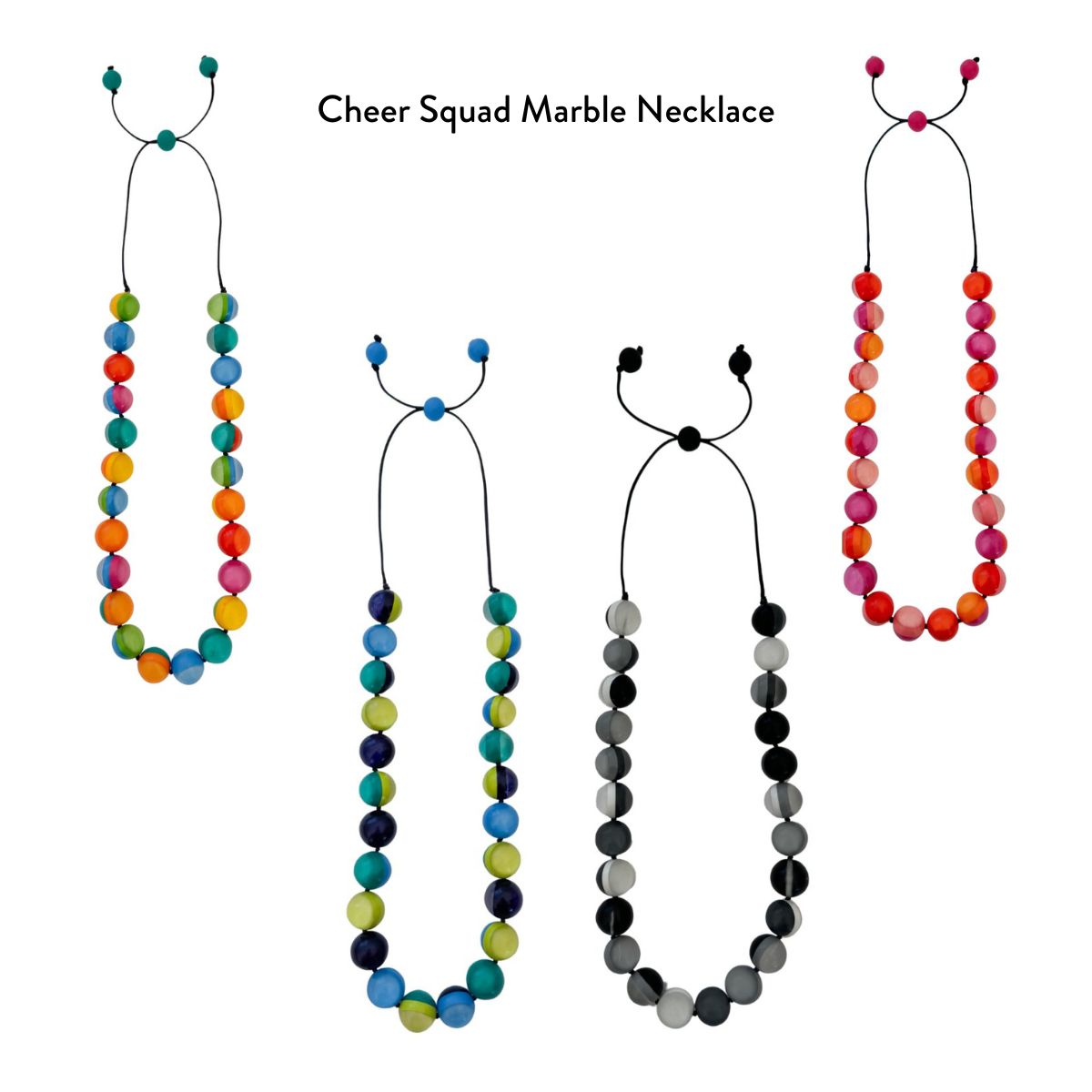 Cheer Squad Marble Necklace