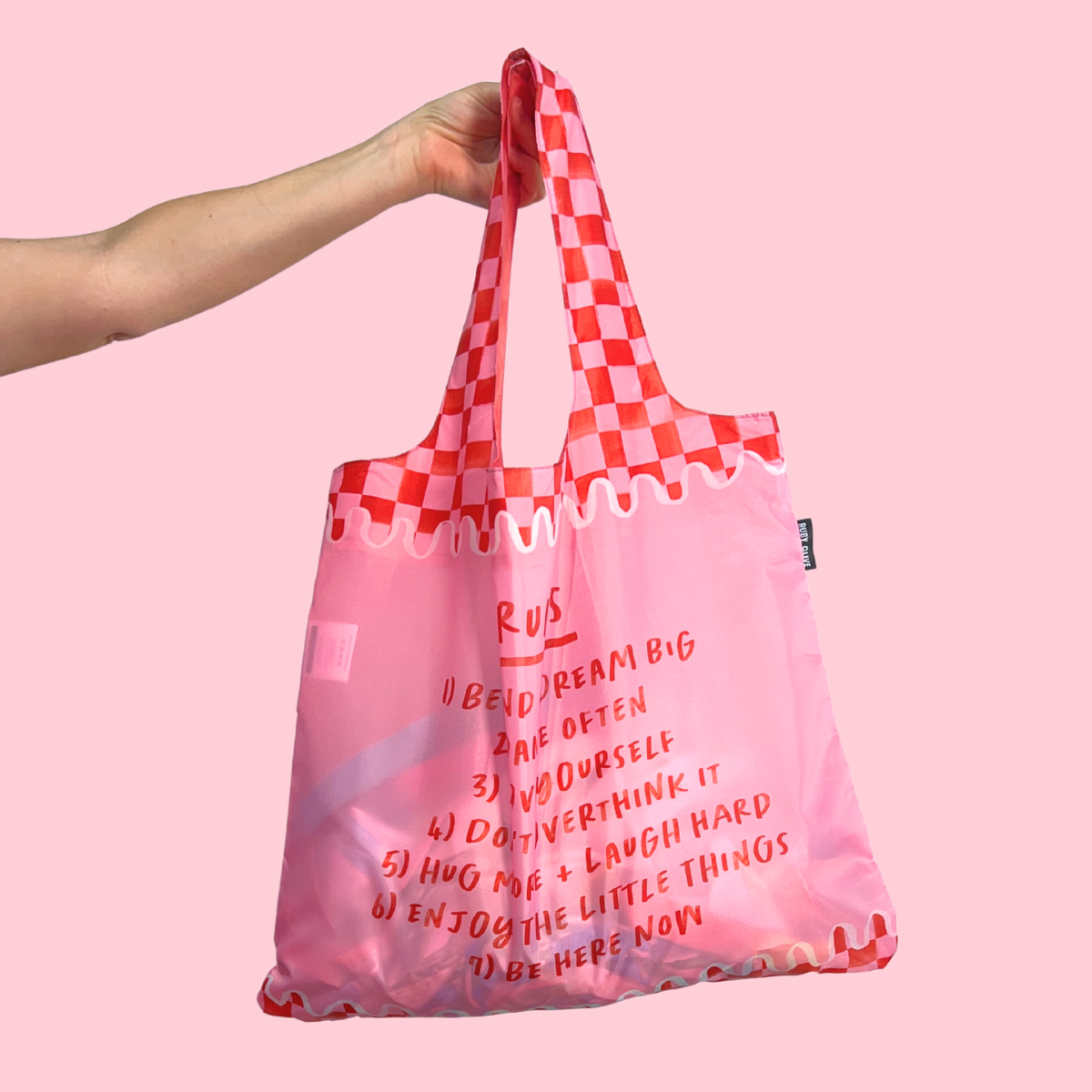 Rules To Live By Shopper Bag Multi