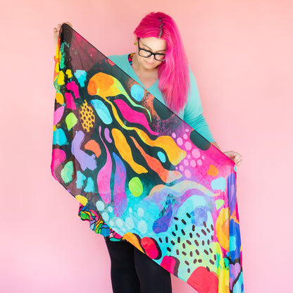 RO x Kasey Rainbow Phoenix Long Scarf