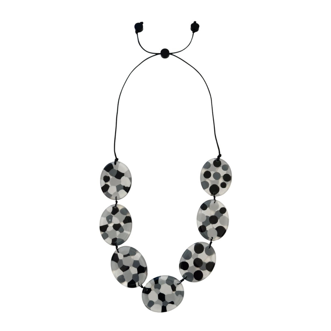 Cheer Squad Long Artie Necklace - Mono - PERFECTLY IMPERFECT