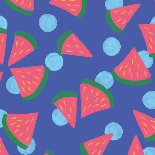 Fruit Salad Pouch Trio and Shopping Bag Bundle