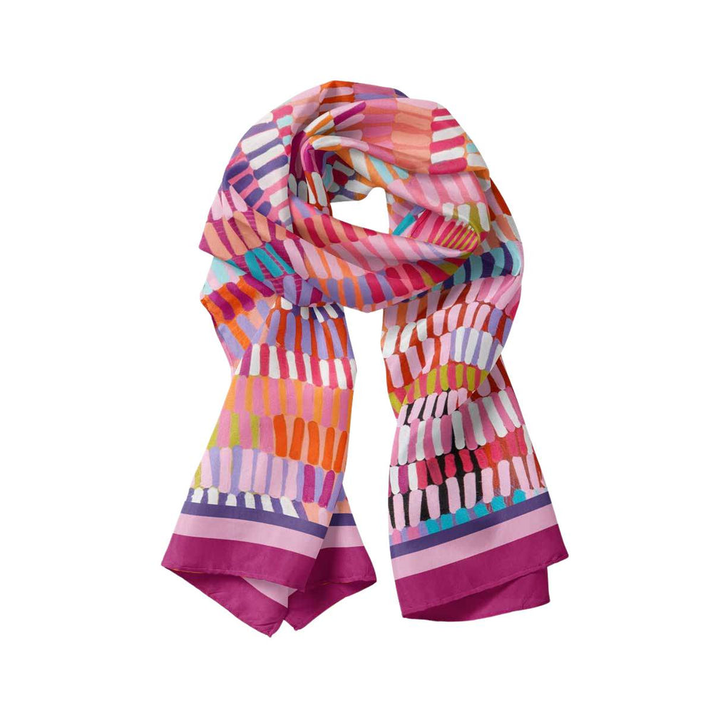 Raspberry Gelato Long Scarf