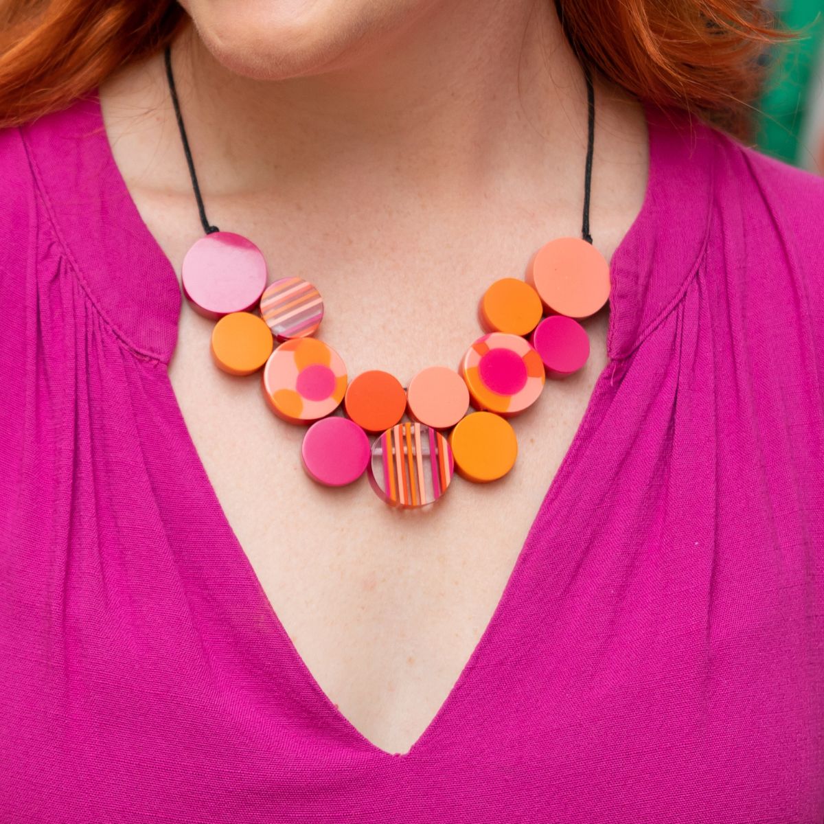 Cheer Squad Short Necklace + Mini Stud Earrings Bundle