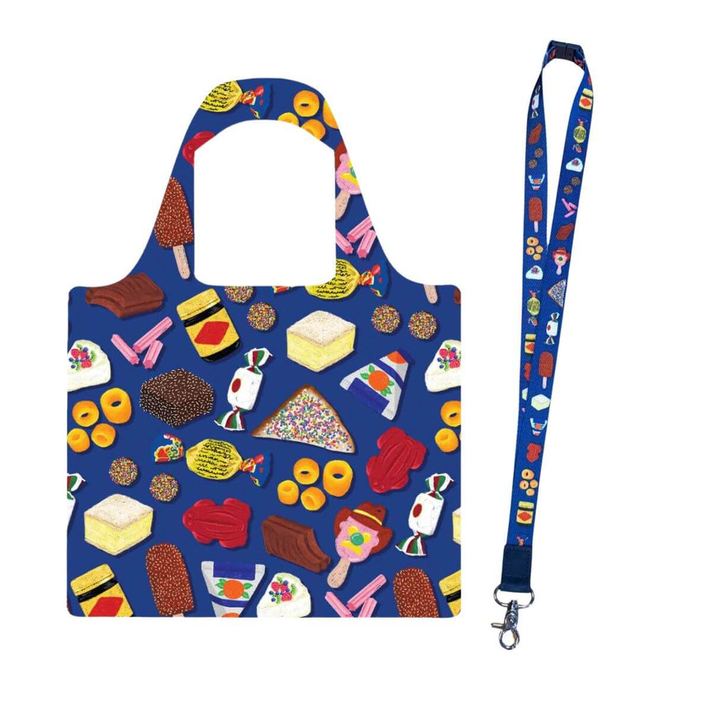 Aussie Favs Shopper and Lanyard Bundle