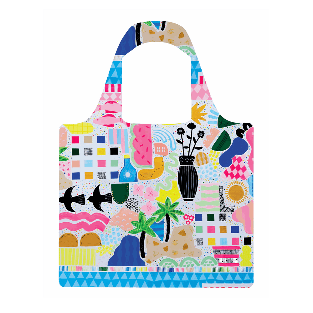 Beach House Reusable Shopping Bag