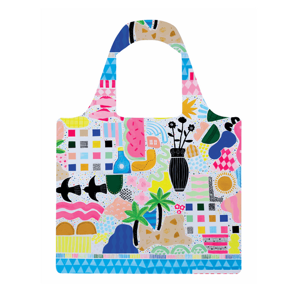 Beach House Reusable Shopping Bag