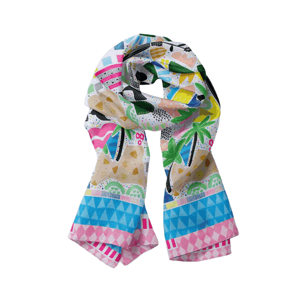 Beach House Modal Long Scarf