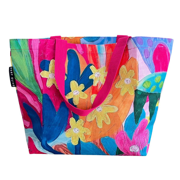 Flower Joy Tote Bag