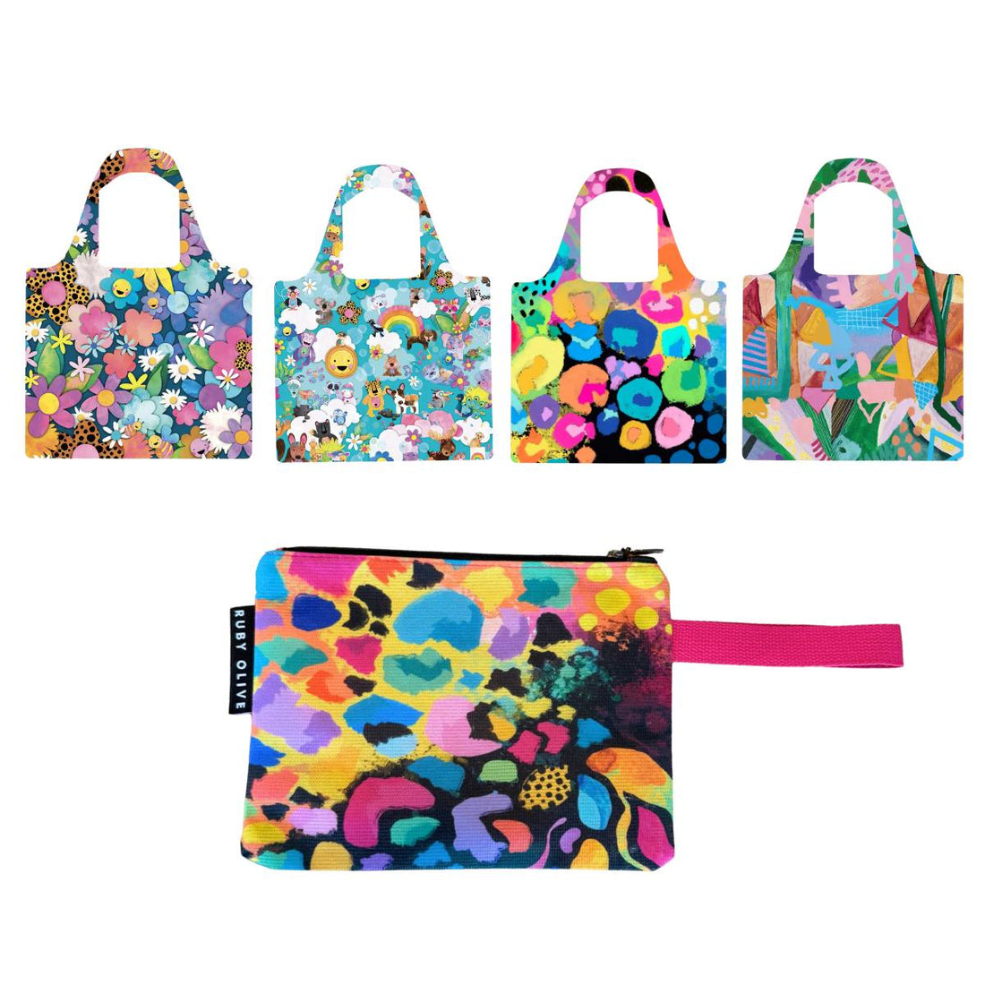 Bold + Bright Shopper and Pouch Bundle
