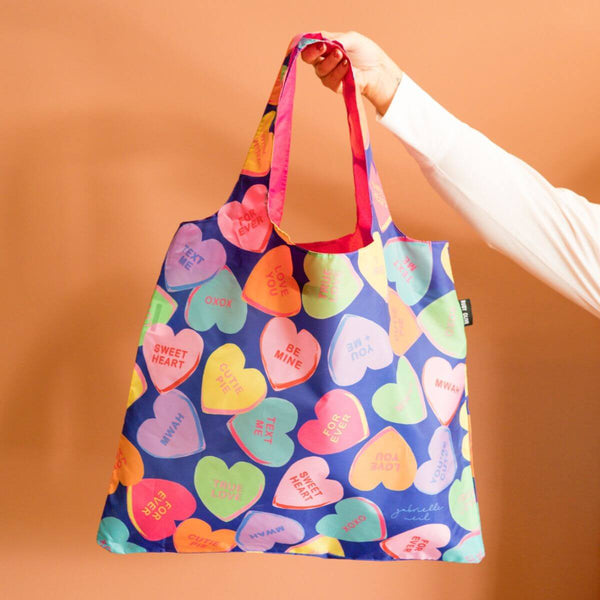 Candy Heart Reusable Shopping Bag
