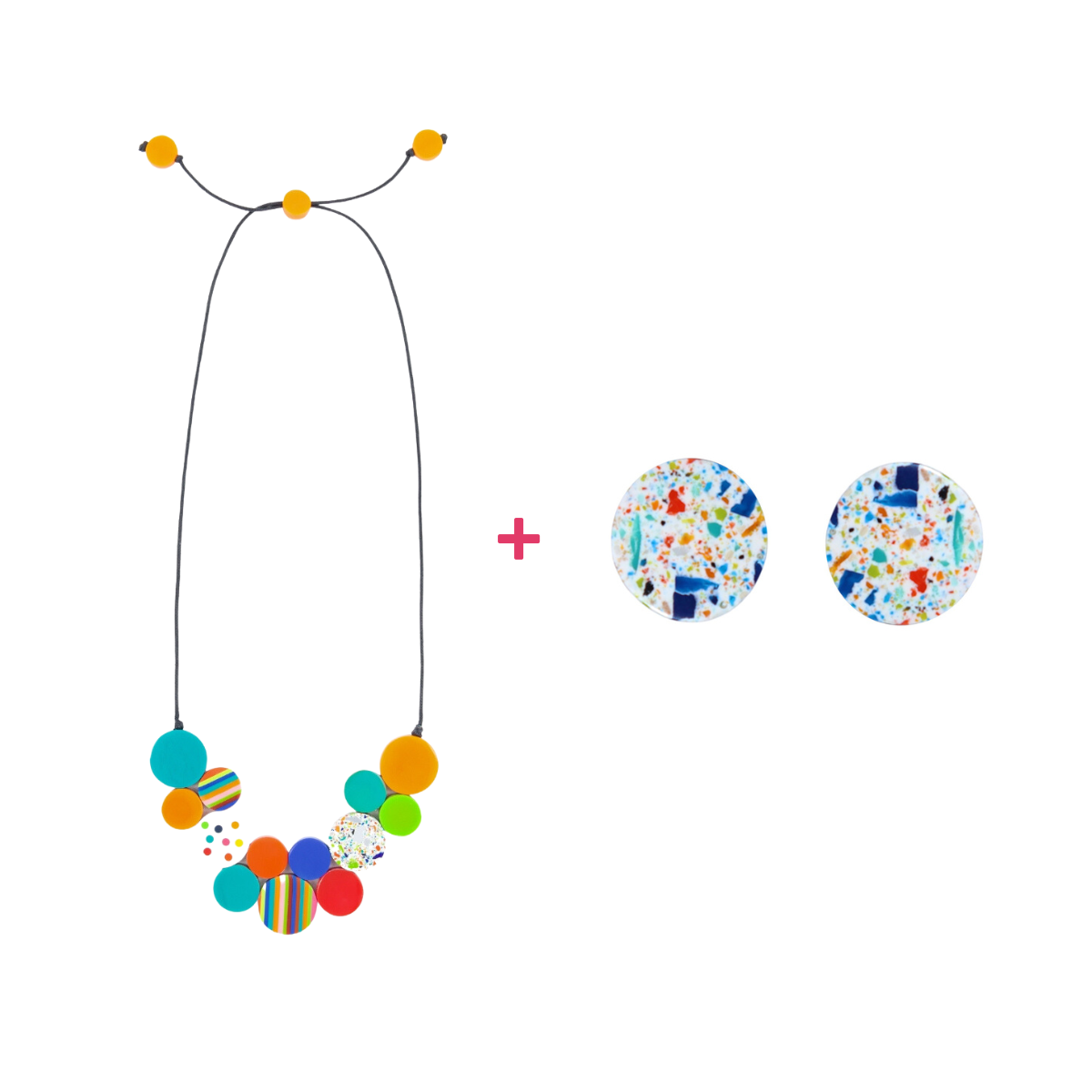 Casa Mila Short Necklace + Earrings Bundle