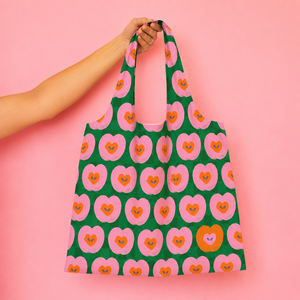 Fruit Salad Pouch Trio and Shopping Bag Bundle