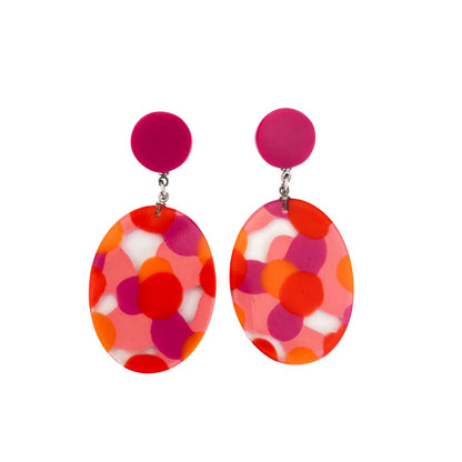 Cheer Squad Artie Drop Earrings - Pink